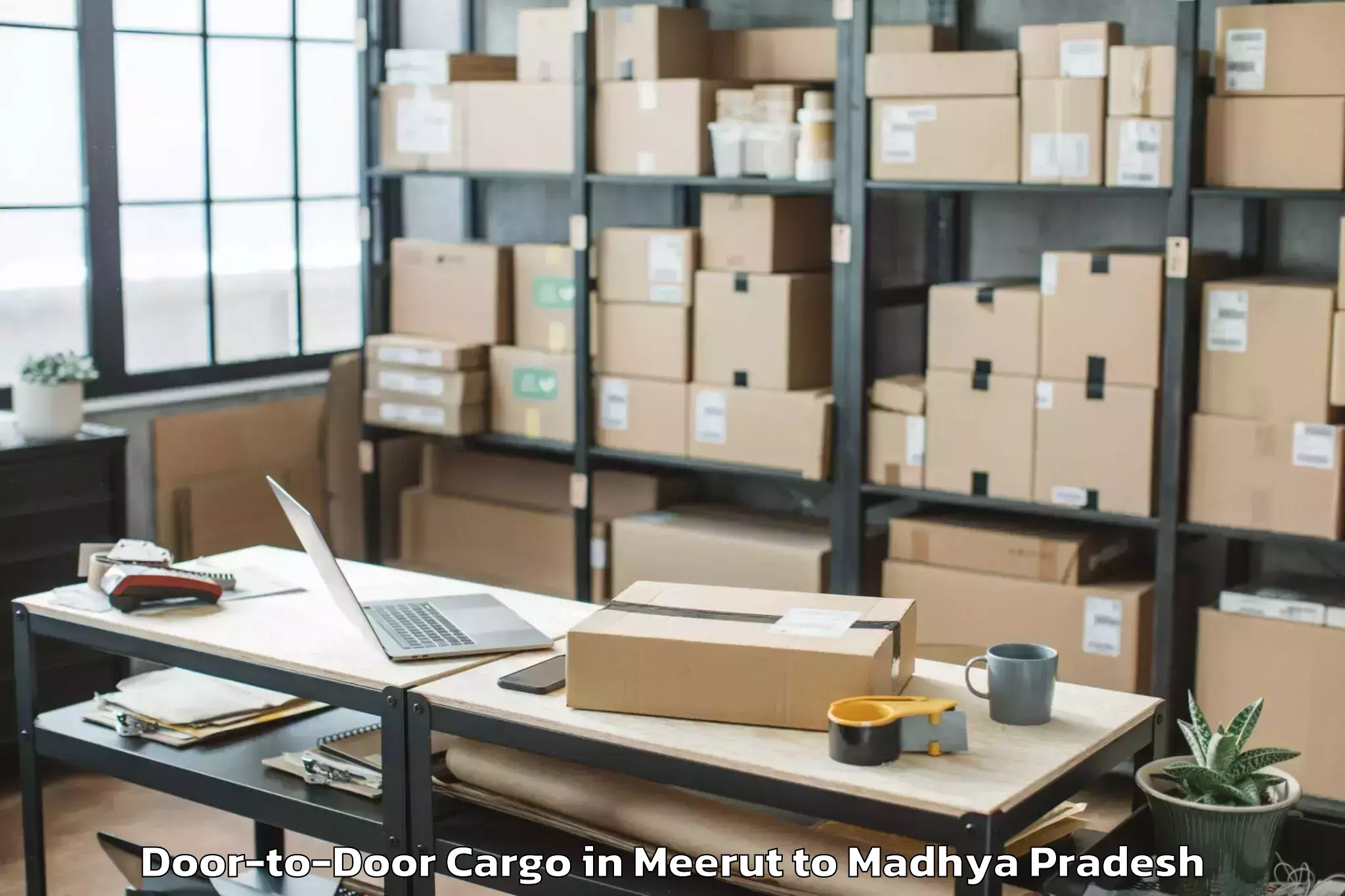 Leading Meerut to Rahatgarh Door To Door Cargo Provider